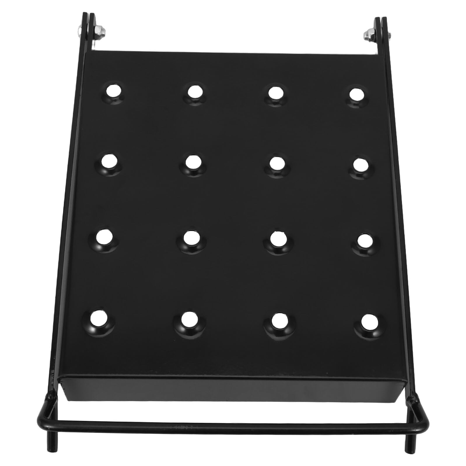 Plataforma de Trabajo Plegable para Escalera Exteble Portátil Soporte Anslizante de Hierro Negro 38X28 CM Banco o para Pintura y Bricolaje en Hogar y Desván