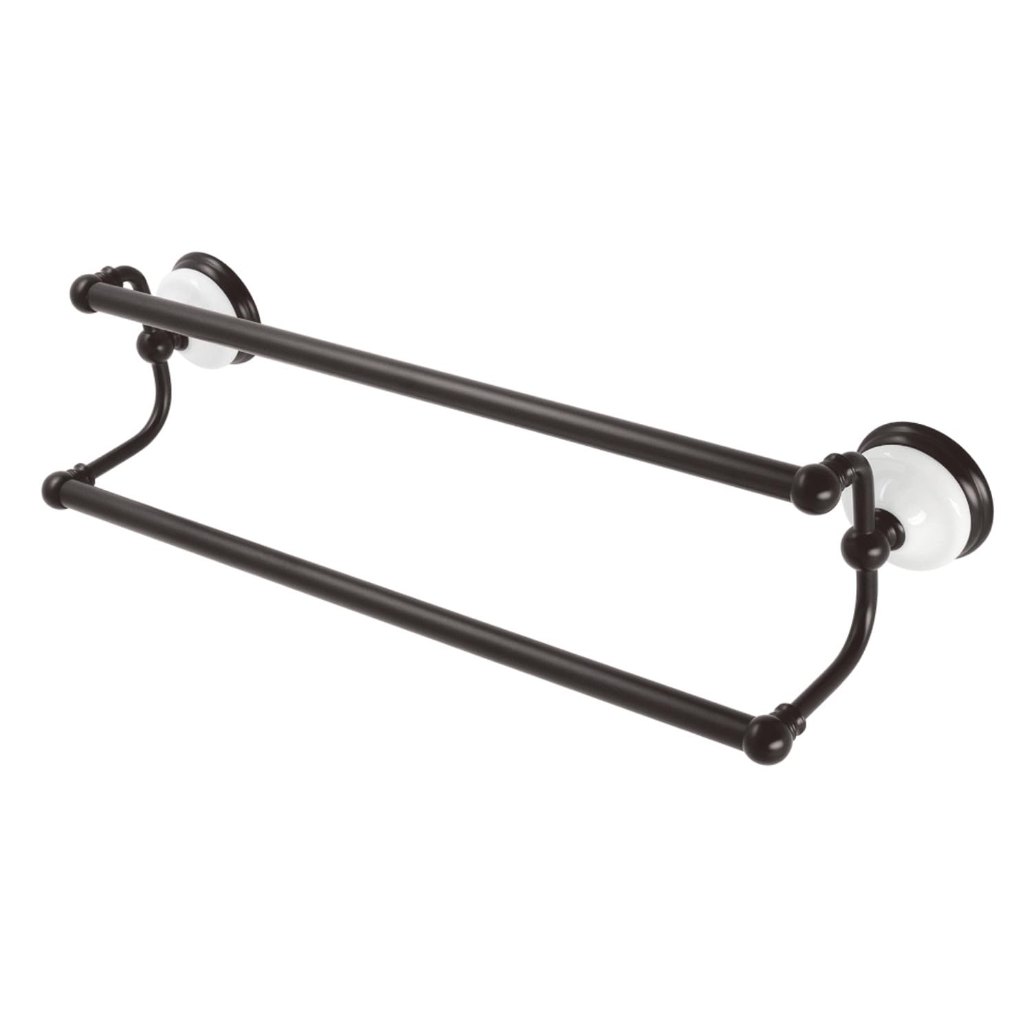 Barre porte-serviettes double vintage 45 cm bronze huilé Kingston Brass BA11318ORB