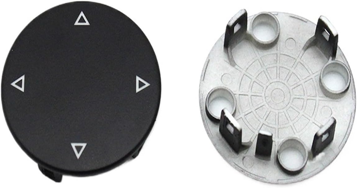 Car Button Interior Car CIC IDrive Multi Media Knob Menu Buttons Replacement Fit for BMW E60 E61 E63 E64 E81 E82 E87 E88 E89 E90 E92 E70 E71 Steering Wheel Buttons(Model B-Silver)