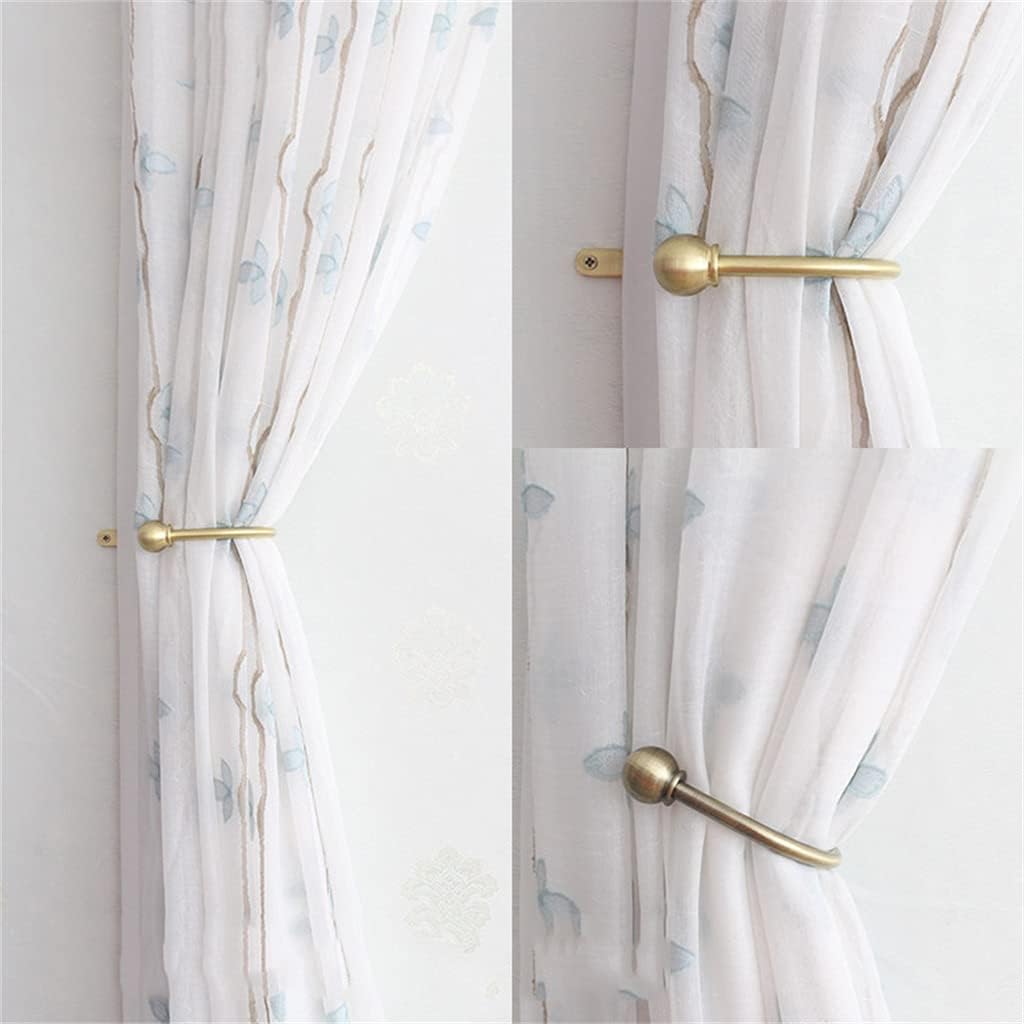 Ball Decoration U-Shaped Hook, Solid Wall, Indoor Bedroom Hanging Curtain/Only(E)