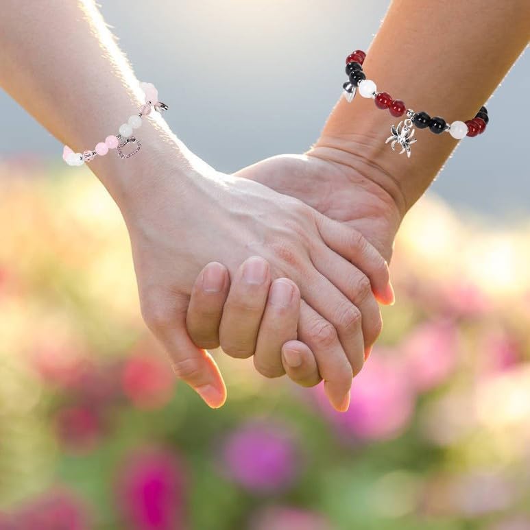 matching bracelets for couples y2k cute kawaii matching couple braclets for best friends bf and gf bracelet - Image 2