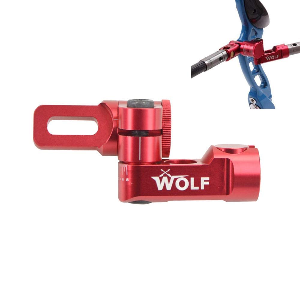 SHARROW Stabilizzatore per Arco per Tiro con L'Arco Barra A V Laterale Singola Supporto per Barra a V Regolabile Stabilizzatore per Asta di Prua a Sgancio Rapido per Arco Composto Arco Ricurvo