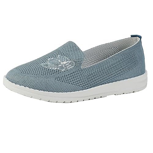 Genérico Zapatillas Zapatillas Rojas Mujer Mujer Zapatillas Malla Transpirable cómodo Casual Zapatillas Minimalistas Mujer Sneaker Mujer (Grey, 39)