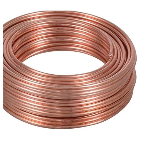 12 Ga Solid Bare Copper Round Wire 50 Ft. Coil (Dead Soft) 99.9% Pure Cover