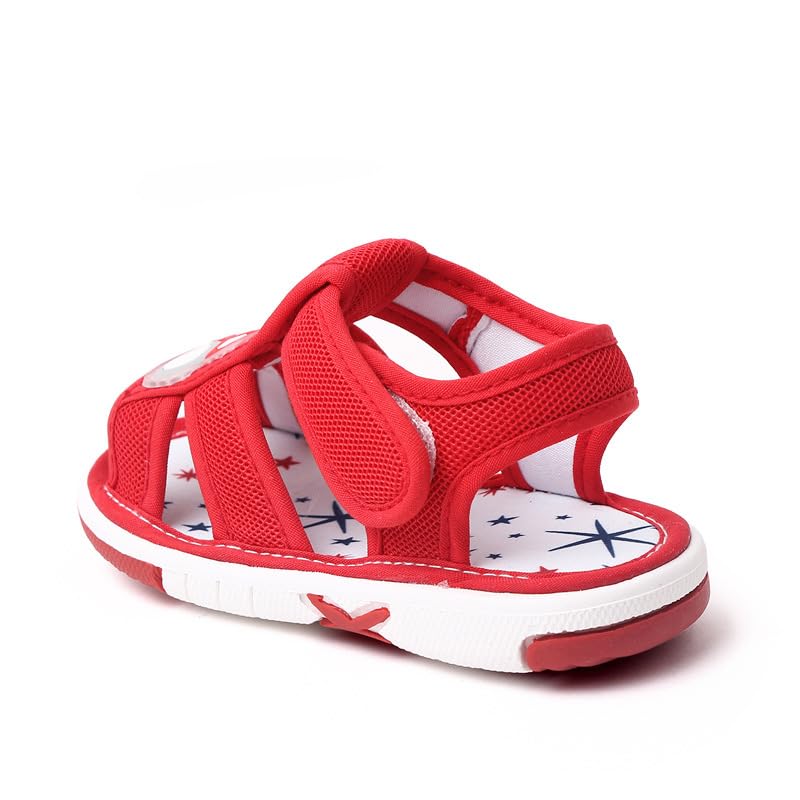 Baby Boys Girls Squeaky Sandals Infant Premium Rubber Sole Closed-Toe Non-Slip Shoes Toddler Soft First Walkers Shoes3