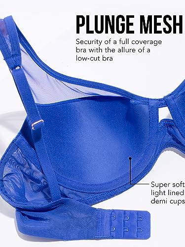 Image of Smart & Sexy Women's Mesh Plunge Bra