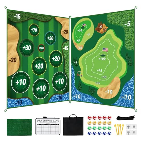 Ensemble de jeu de golf miniature extérieur pour jardin et terrasse