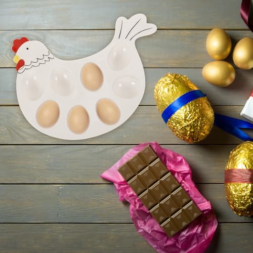 Evite caídas con el soporte resistente para huevos rellenos HAKIDZEL 6