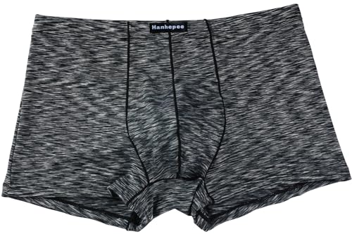 Mens Active Trunks Underwear Polyester Boxer Briefs Short Leg Comfortable2