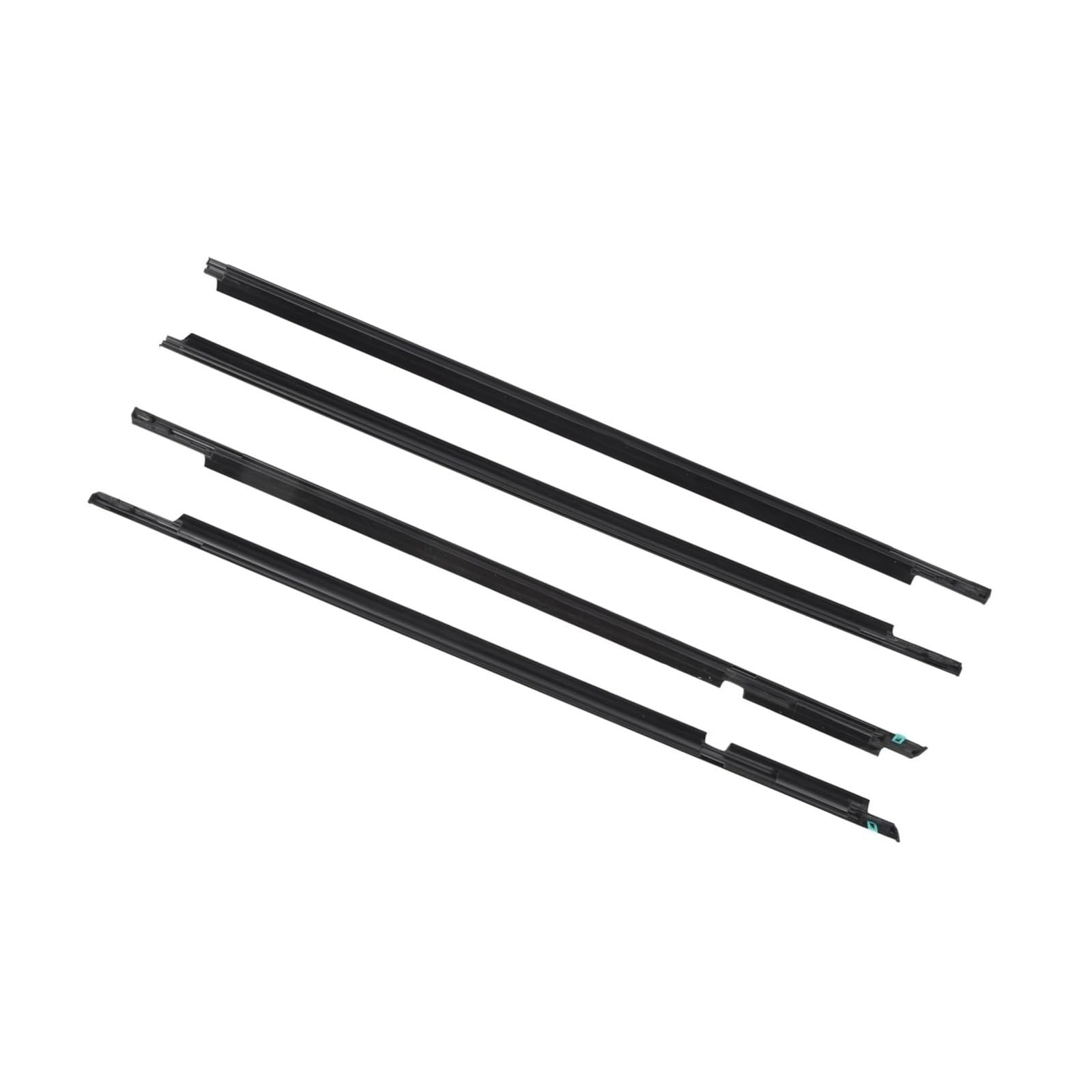 Hlwxmdz One Color 4Pcs Car Window Weatherstrip Seal Trim Belt 75711-60061 For Land Cruiser For Prado 120 Series 2003-2009 Car Window Seals