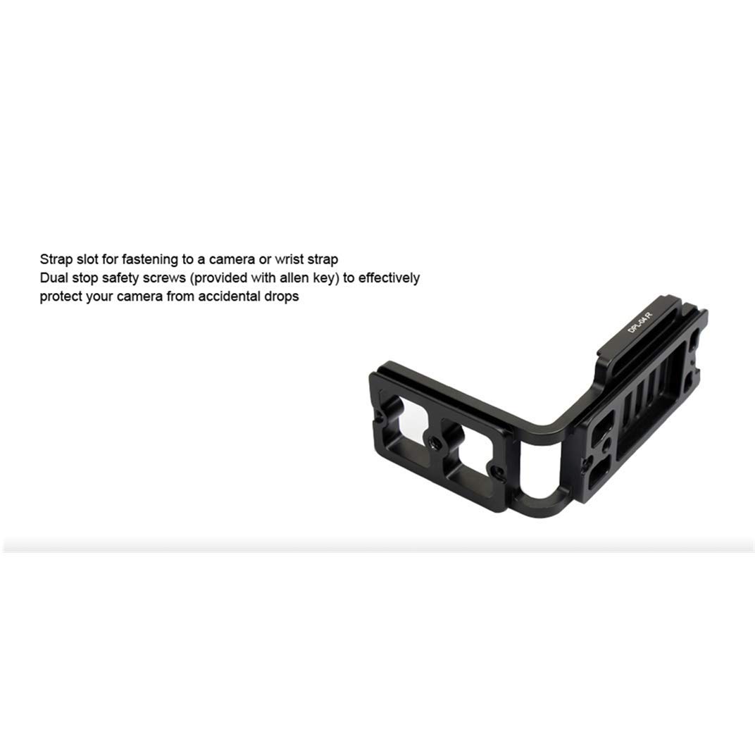 SUNWAYFOTO Universal L-staffa Quick Shoe 1/4" vite tipo L piastra a sgancio rapido