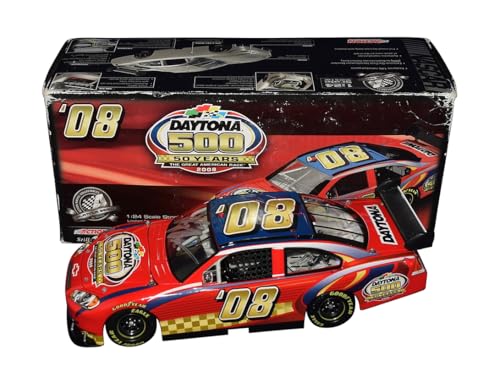 AUTOGRAPHED 2008 Ryan Newman #08 Daytona 500 Red Program Car RACE WINNER (50th Anniversary) Signed Action 1/24 Scale NASCAR Diecast with COA (#0488 of only 1,056 produced)
