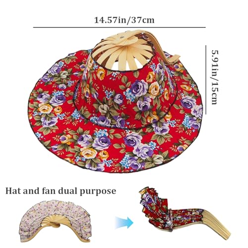 Sombrero ventilado 2 en 1 para mujer con protección UV miniatura 7