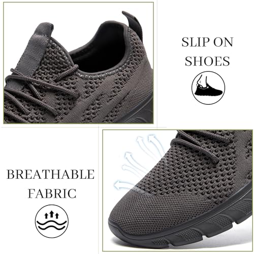 Image of Running Shoes for Women Slip On Tennis Walking Sneakers Sport Fashion Casual Workout Gym Athletic Hiking Nurse Non Slip Lightweight Breathable Trainers