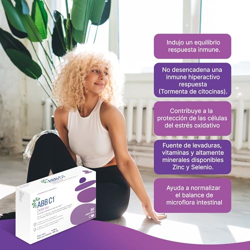 ABBC1® Defense – Complejo beta-1,3/1,6-glucano y Postbióticos ricos en Selenio y Zinc/Salud Inmunitaria & Defensas/Inmmunidad Entrenada/Suplemento Natural
