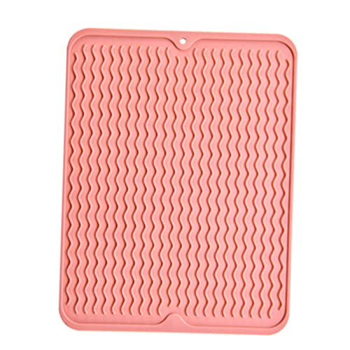 ZAWELIYO - ZAWELIYO Tapis Isolant en Caoutchouc, Napperon Antidérapant Résistant à la Chaleur pour le Séchage de la Vaisselle de Cuisine, Tapis de Table Imperméable sans Danger pour les Aliments pour un Usage