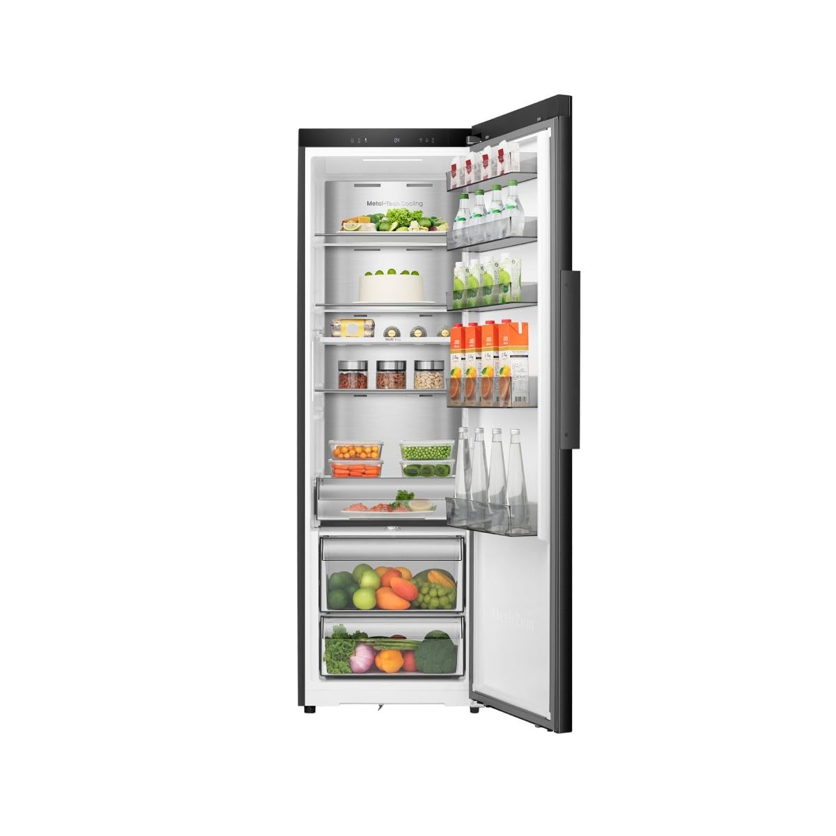 Hisense Refrigerador 372 L negro - RL3K370SAFC