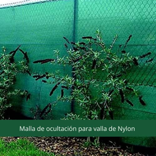 Rollo de malla de ocultación de 2x25m para obras de construcción. Grado de ocultación 70%. Protección UV, resistente y duradera. Fácil de instalar. Malla de ocultación para uso doméstico y profesional