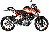 TUBO DE ESCAPE HOMOLOGADO mivv tubo de escape homologado acero negro compatible con ktm 125 duke 2020 mototopgun kt.019.lxbp