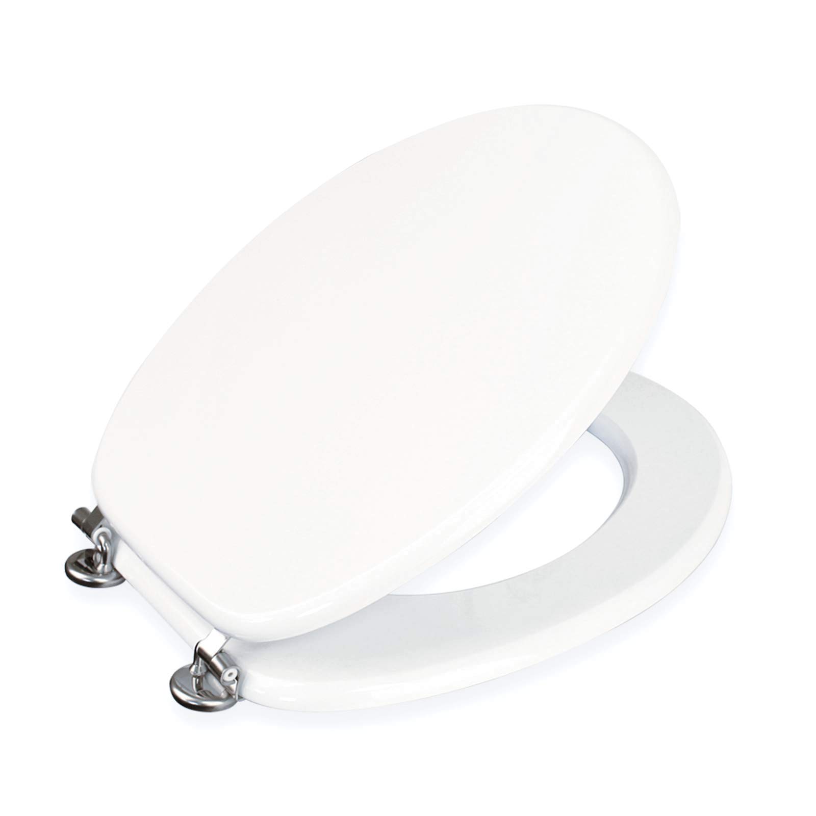 Showerdrape Oxford Wooden Antibacterial Toilet Seat