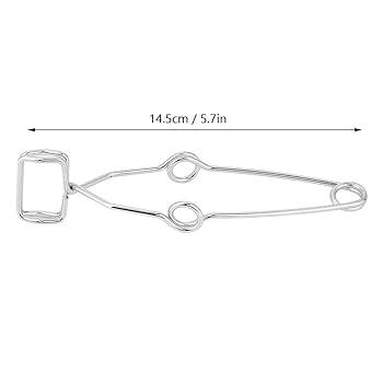 5Pcs Steel Test Tube Clip Clamp Laboratory Experiment Testing Holder Tool