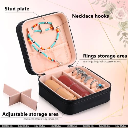 Initial Canvas Tote Bag for Women Makeup Bag Monogram Initial Tumbler Birthday Gift for Bridesmaid Women Wife Teacher(Letter M)3