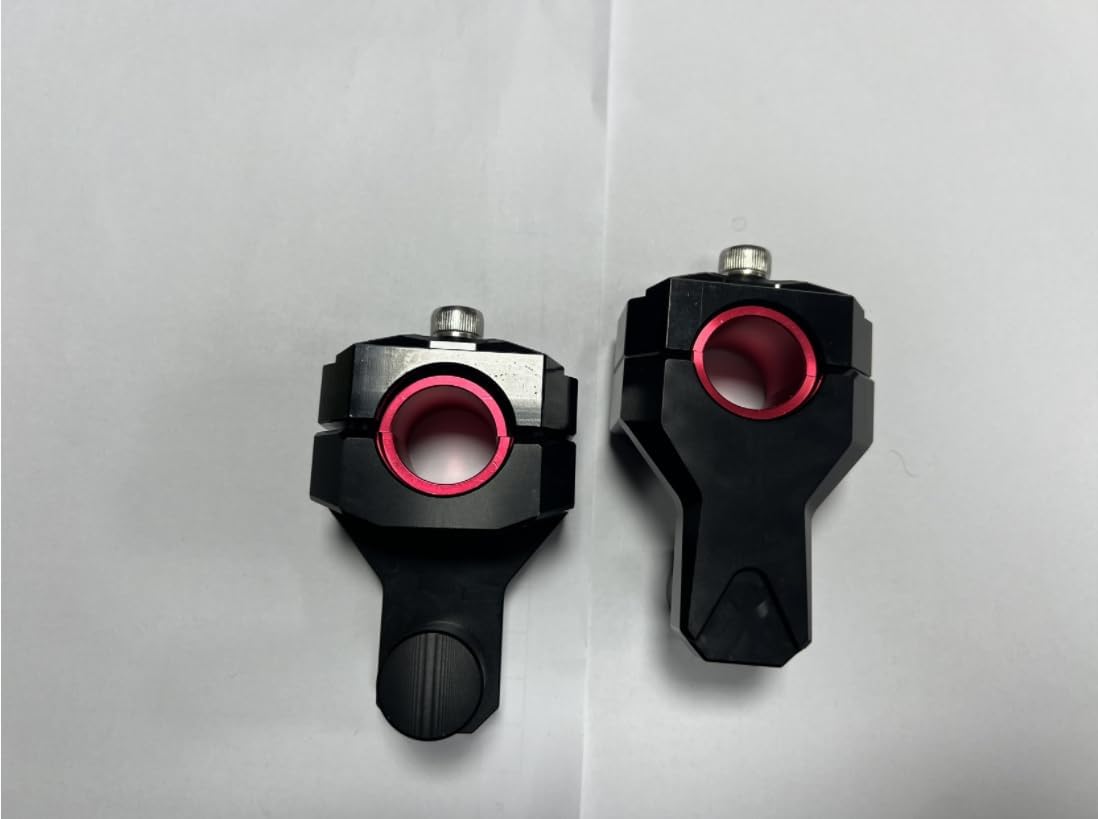 2 Inch Pivot Handlebar Risers -PSLER Motorcycle Universal Handlebar Mount Handlebar Riser for 22mm 7/8"and 28mm 1-1/8" Handlebar Clamp,High Strength