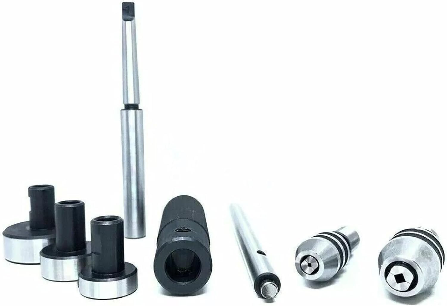 TUF - Tap and Die Holder for Lathe Tailstock, Sliding Type, Imperial Inch, MT1 Morse Taper, Threading Tool