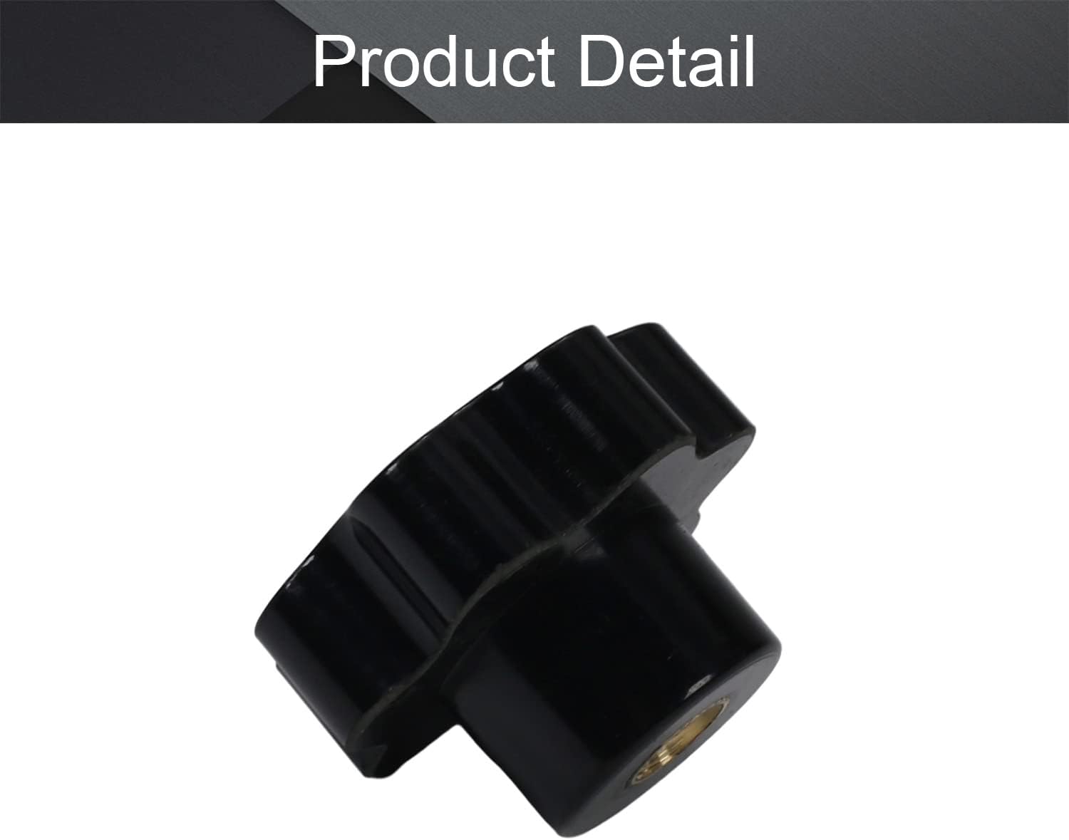 Bettomshin Clamping Handle Screw Knobs Handle Star Knob M8 x 40mm Female Thread 1Pcs