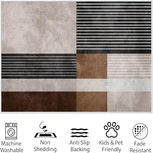 Tapis de Sol Géométrique pour une Entrée de Maison Chaleureuse - 6