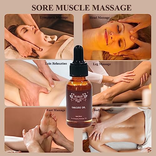 Ginger Massage Oil, Ginger Oil Lymphatic Drainage Massage, Ginger Essential Oil For Swelling And Pain, Hair, Massage, Skin #TOP5