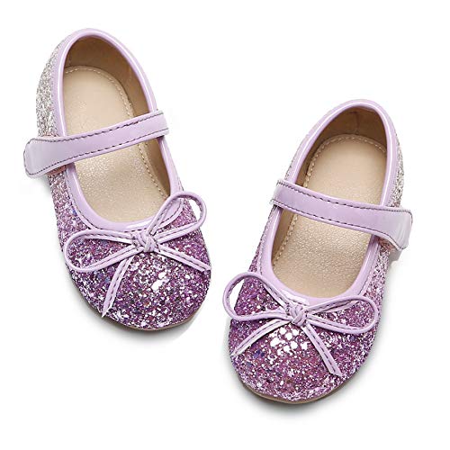 Image of Felix & Flora Toddler Flower Girl Dress Shoes - Girl Ballet Flats Party School Shoes Wedding