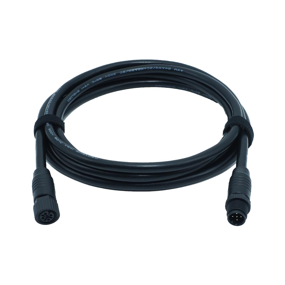 NMEA 2000 Cable for Lowrance Garmin Simrad Network System, Marine Grade NMEA 2000 Backbone, Drop, Extension Cables (30FT, Yellow)