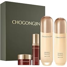 CHOGONGJIN Geumsul Nourishing Care Essential Set 2022 renewal, Toner 150ml +Emulsion 120ml +Essence 8ml +Cream 9ml