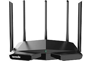 Tenda AXE5700 Smart WiFi 6E Router, Tri-Band Gigabit Wireless Router for Home,...