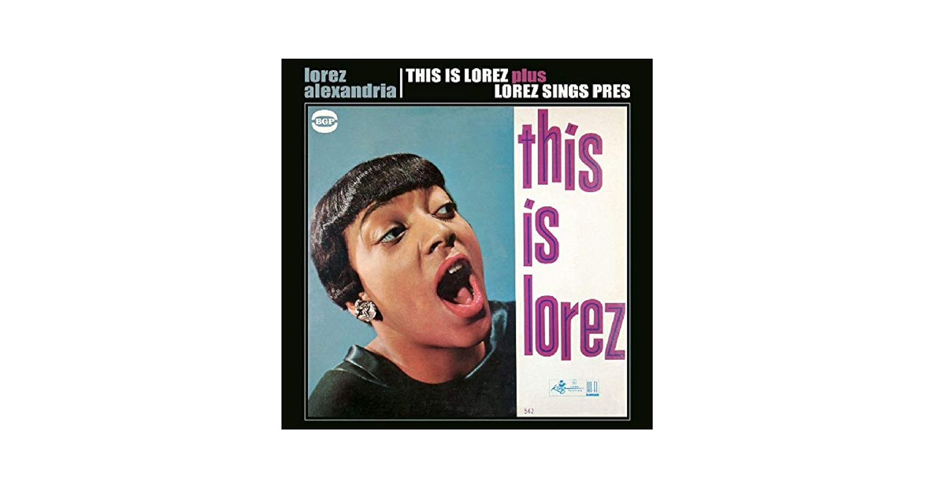 【ジャズ】Lorez Alexandria / Lorez Sings Pres Lorez Alexandria – Lorez Sings Pres – Vinyl (10