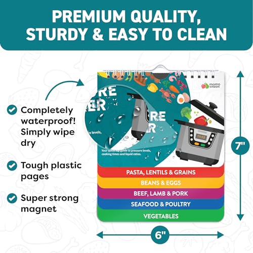 Image of Air Fryer & Instant Pot Magnetic Cooking Guides - 7 inch x 6 inch Each - Set of 2 Instant Pot Air Fryer Accessories Cook Books - Airfryer Kitchen Accessories & Kitchen Gadgets 2026