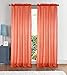 RT Designers Collection Astro panel zasłony z teksturowanym prętem kieszonkowym, koralowy, 140 x 230 cm
