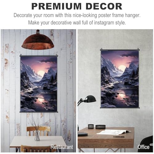 Póster decorativo de pared con lagos y montañas, pintura en lienzo POLESVBM 4