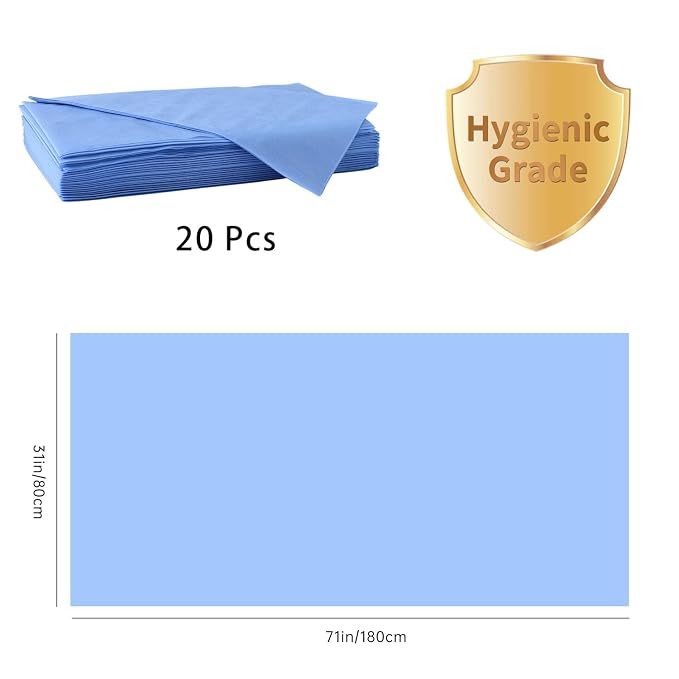 Camilla para Masajes Desechable Azul 31.5 x 71 pulg miniatura 3