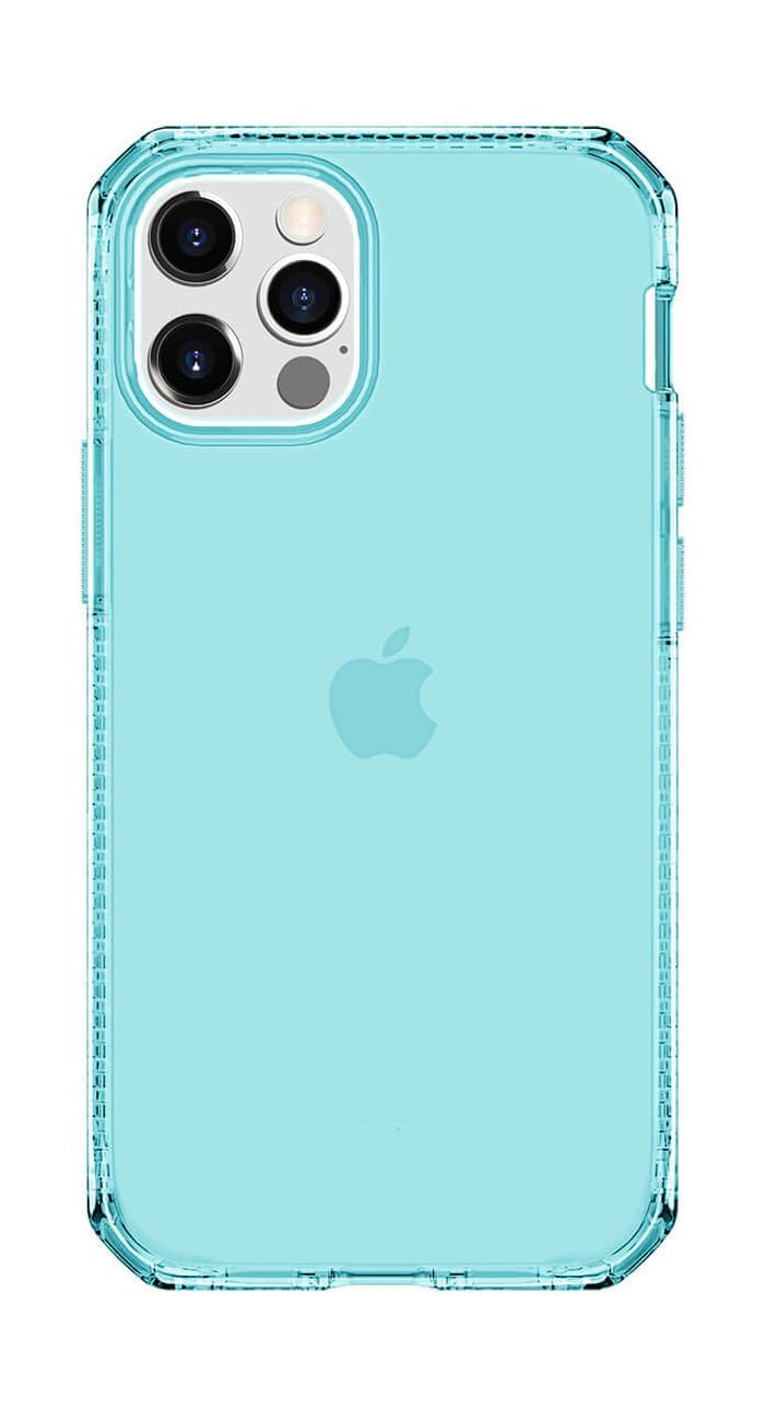 Coque Renforcée iPhone 12 Pro Max Spectrum Clear Bleue Itskins - Itskins