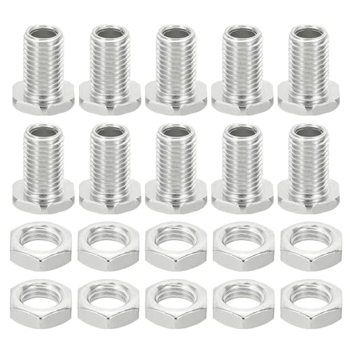 PATIKIL M8x15mm Zpt~߂˂ 10Zbg ibgLbgt VtgmuA_v^[ lWϊA_v^[ {gzp DIYVfAt@Xi[ȂǂɑΉ\