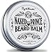 Naked Prince Scent Free Natural Beard Balm Leave in Conditioner Beard Butter Moisturizer Premium Scentless Fragrance-Free Great for Hunters - Best Leave in Conditioner Balm for Bearded Men