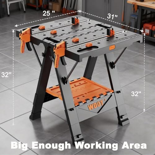 WDOT 2-in-1 Portable Workbench