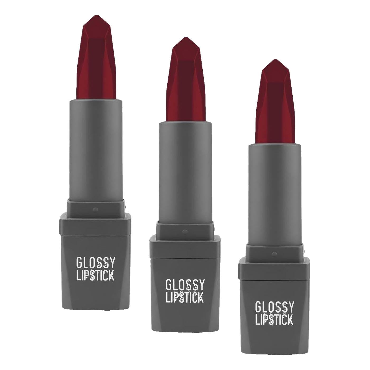 ALIX AVIEN Uzun Süre Kalıcı Yoğun Renk Veren Nemlendirici Parlak Ruj - Glossy Lipstick 322 Cranberry (3 paketi)