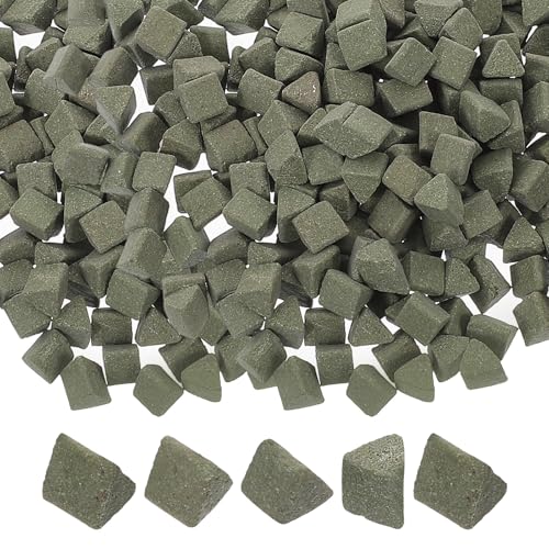 BELLIFFY Ceramic Triangular Tumbling Abrasive Media for Jewelry Buffing Polishing Fast Polishing Abrasive for Vibration Tumblers Filler Media for Industrial Use
