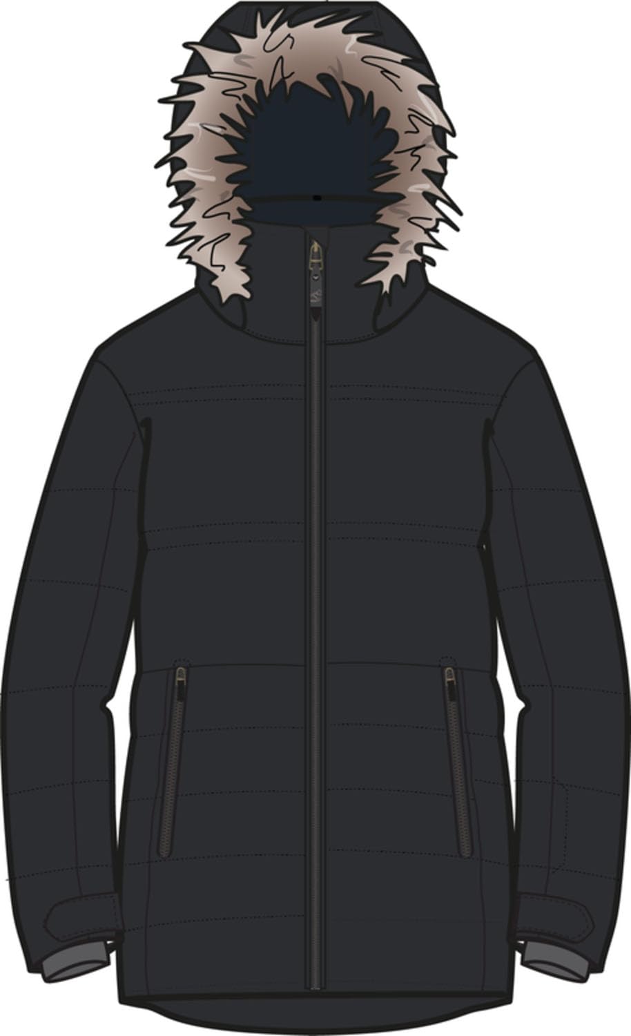 Roxy Women's Quinn Puffer Jacket – 10k Waterproof, Pfas-free, Recycled Stretch Fabric