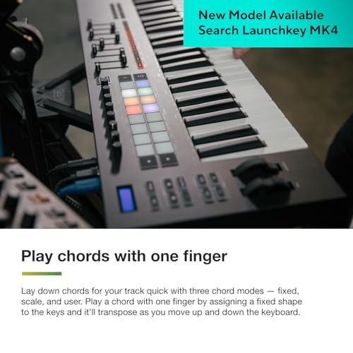 Image of Novation Launchkey 25 MK3: 25 Velocity-Sensitive Keys, Deep Ableton Live Integration, Capture Midi Function, USB, Includes USB Cable