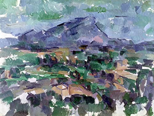 Affiche Toile Montagne Sainte Victoire Cézanne Peinture Salon 60x90