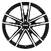 4x Dezent alloy rims KF dark 8.0Jx18 ET46 5x112 compatible with MG 4 5